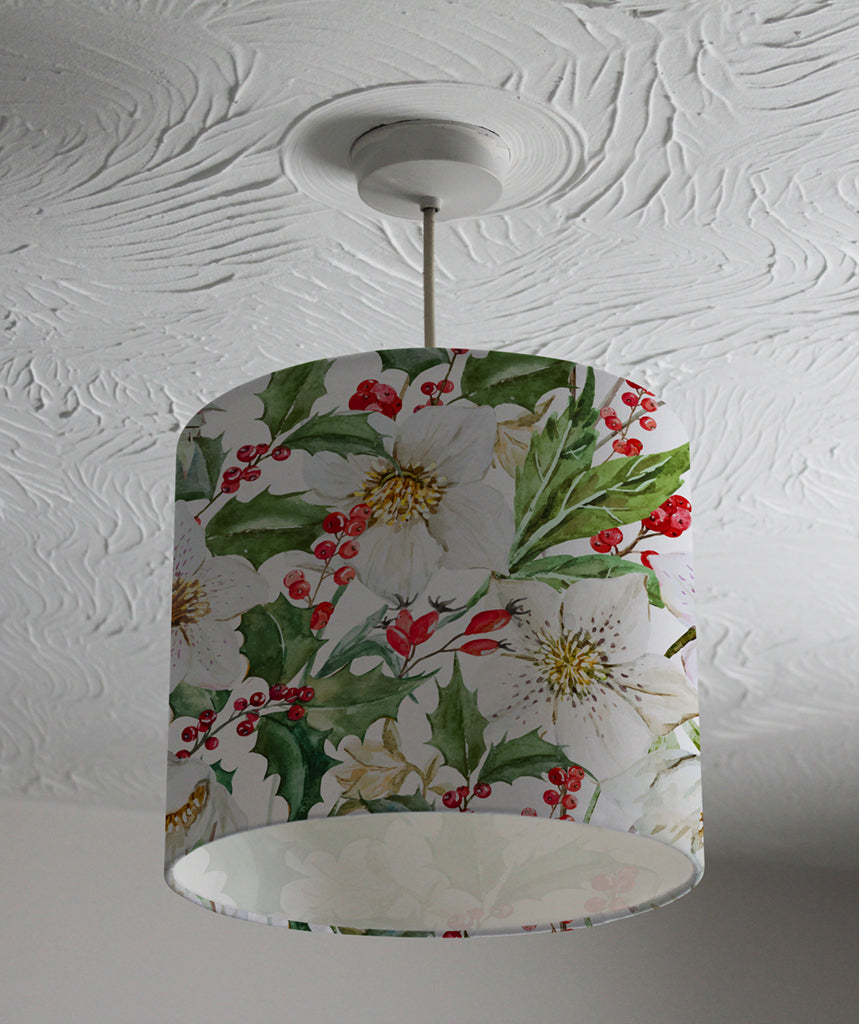 New Product Watercolour Christmas Pattern (Ceiling & Lamp Shade)  - Andrew Lee Home and Living