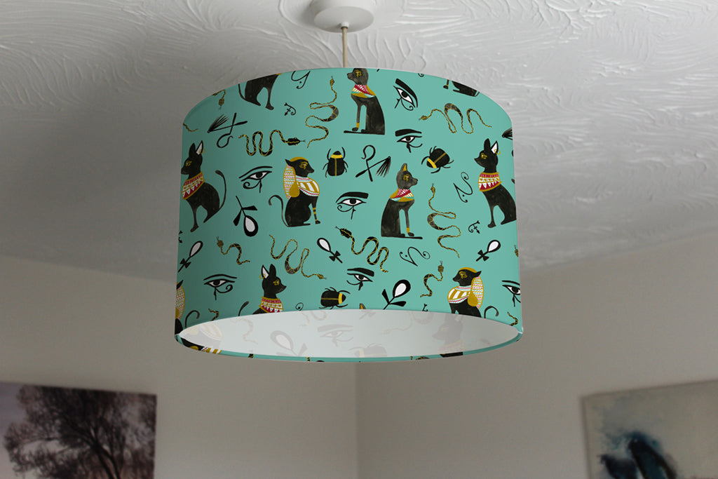 New Product Hand Painting Abstract, Ancient Egypt & Horus Eye Signs (Ceiling & Lamp Shade)  - Andrew Lee Home and Living