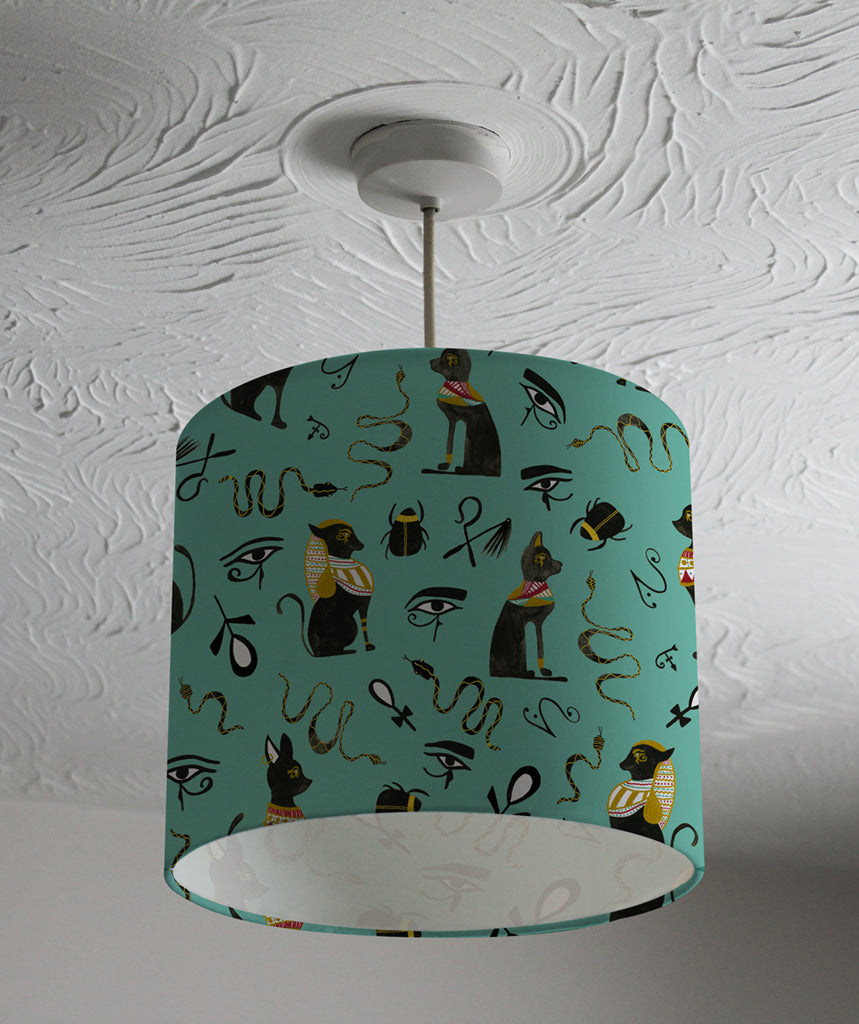 New Product Hand Painting Abstract, Ancient Egypt & Horus Eye Signs (Ceiling & Lamp Shade)  - Andrew Lee Home and Living