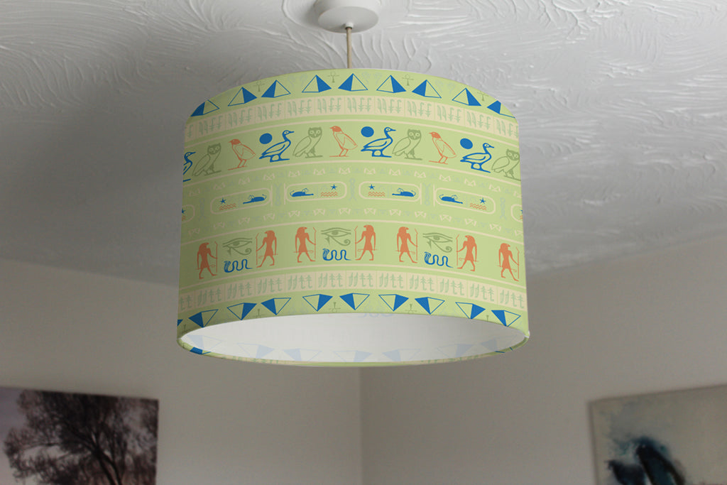New Product Hieroglyphic egyptian language symbols (Ceiling & Lamp Shade)  - Andrew Lee Home and Living