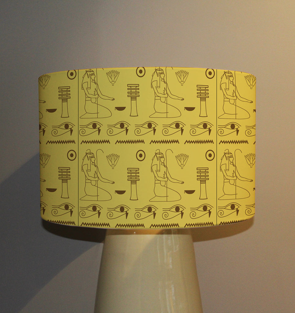 New Product Pattern of Egyptian hieroglyphics (Ceiling & Lamp Shade)  - Andrew Lee Home and Living