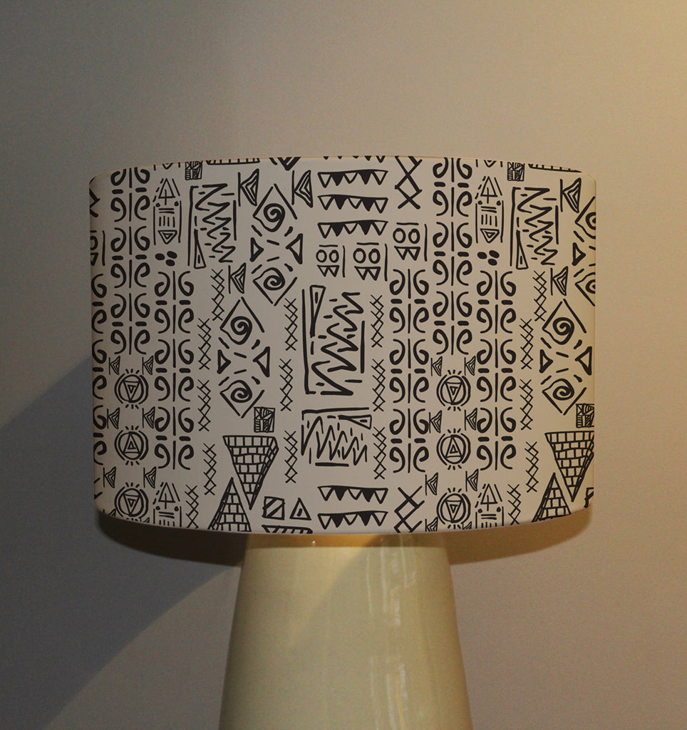 New Product Striped egyptian theme with ethnic and tribal motifs (Ceiling & Lamp Shade)  - Andrew Lee Home and Living