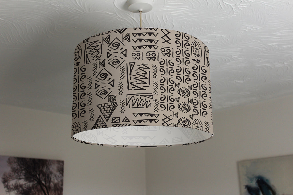 New Product Striped egyptian theme with ethnic and tribal motifs (Ceiling & Lamp Shade)  - Andrew Lee Home and Living