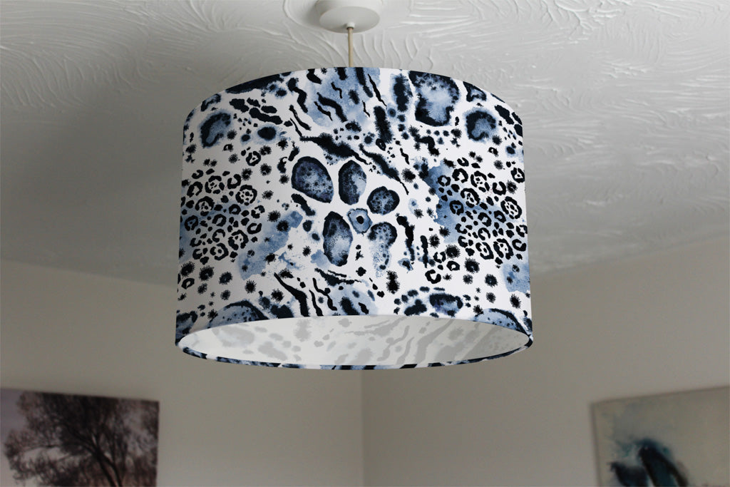 New Product Blue Leopard Print (Ceiling & Lamp Shade)  - Andrew Lee Home and Living