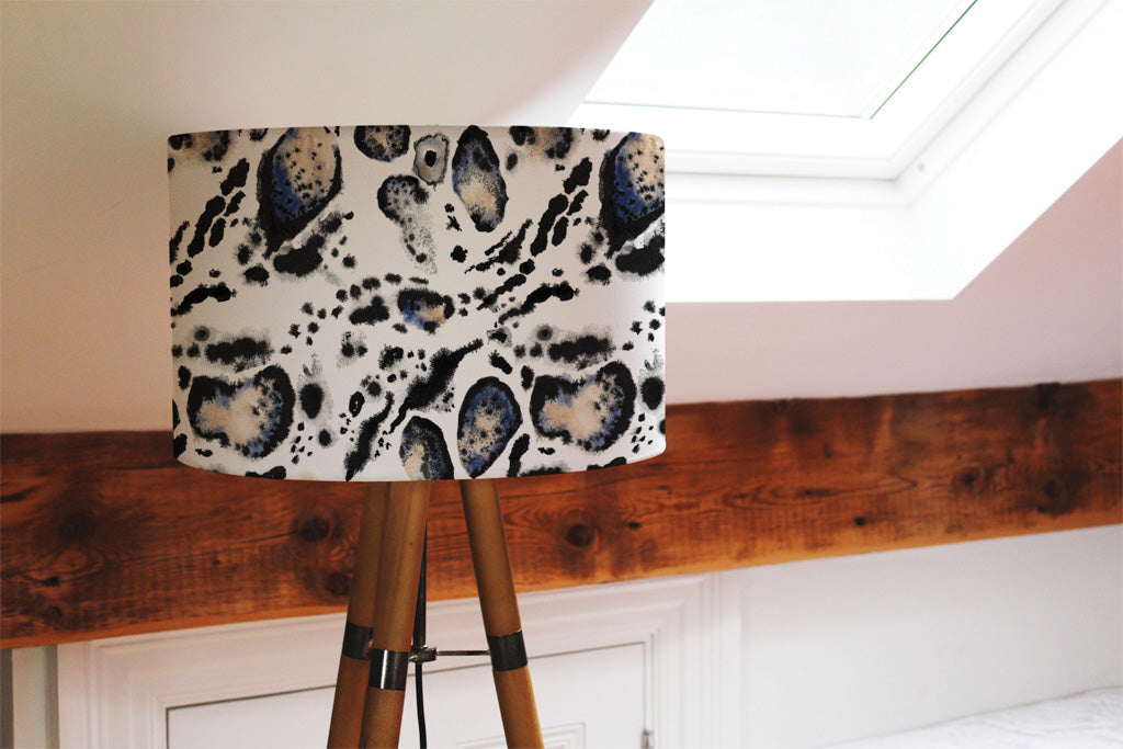 New Product Leopard Print with Blue (Ceiling & Lamp Shade)  - Andrew Lee Home and Living