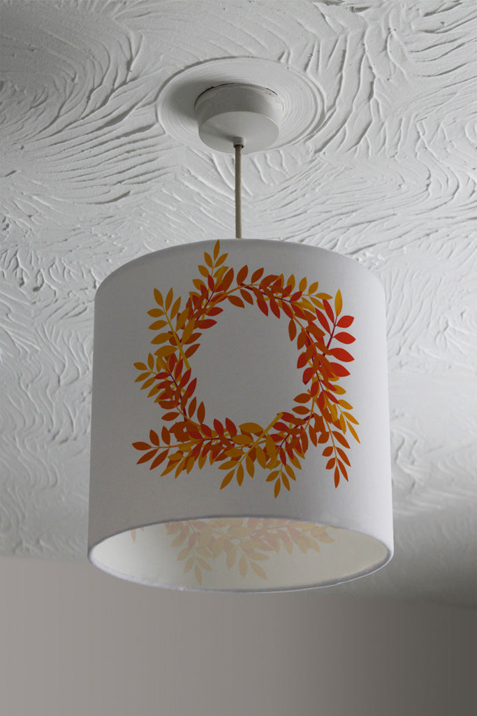 New Product Orange & Red Autumn Leaves (Ceiling & Lamp Shade)  - Andrew Lee Home and Living