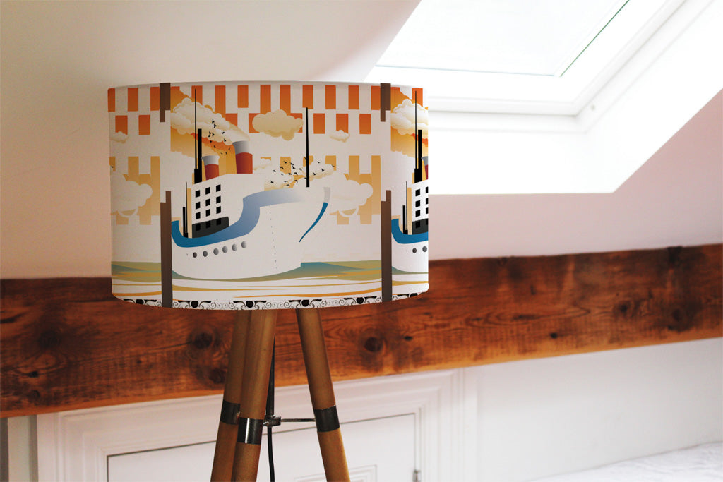 New Product Art Deco Ship (Ceiling & Lamp Shade)  - Andrew Lee Home and Living