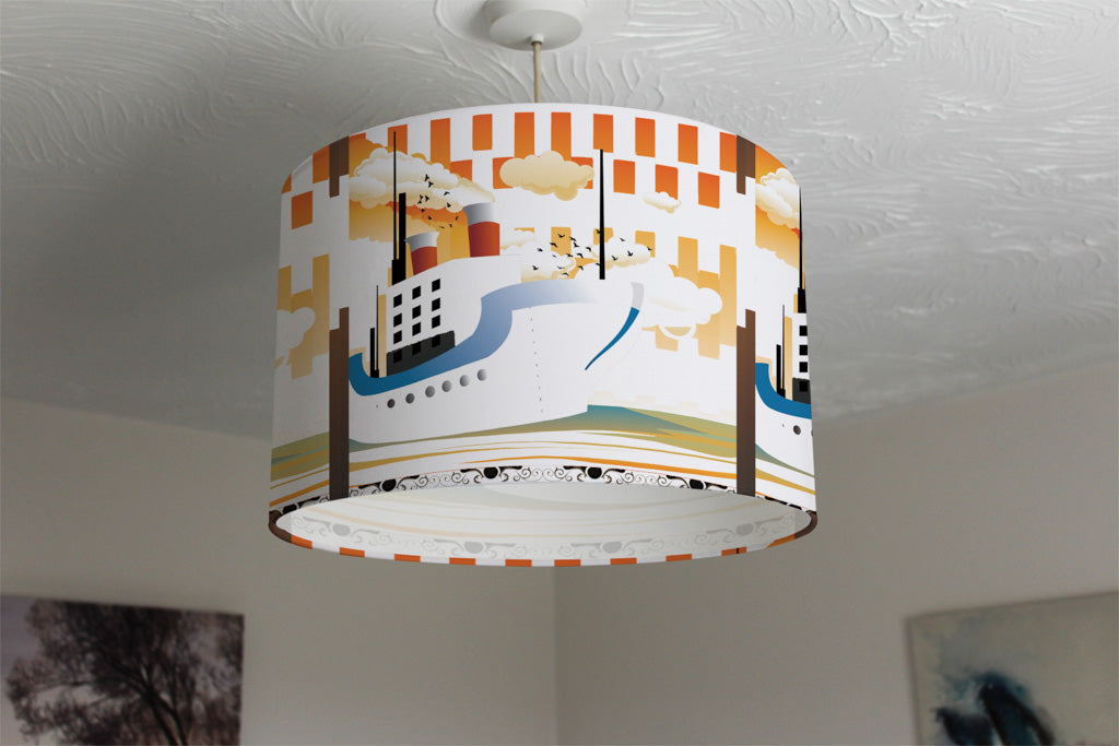 New Product Art Deco Ship (Ceiling & Lamp Shade)  - Andrew Lee Home and Living