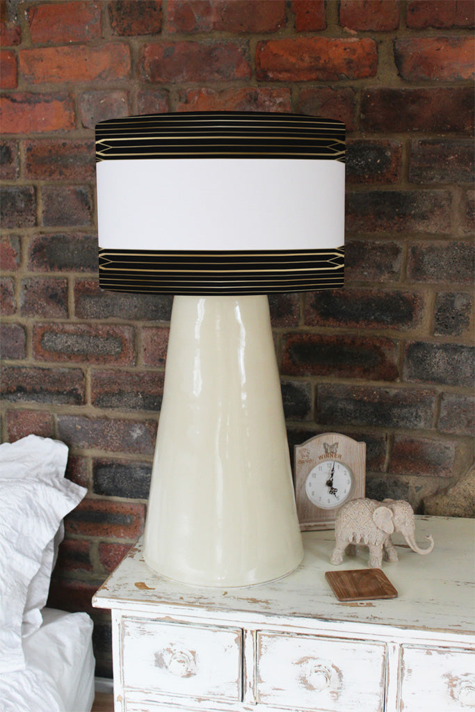 New Product Art Deco Black Frame (Ceiling & Lamp Shade)  - Andrew Lee Home and Living