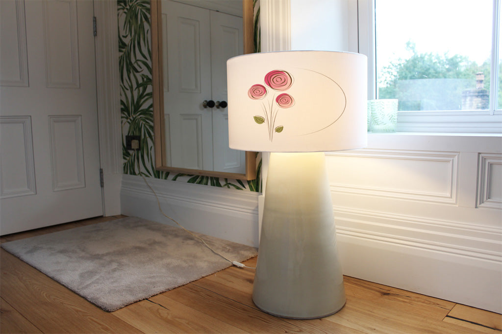 New Product Rose Drawing (Ceiling & Lamp Shade)  - Andrew Lee Home and Living