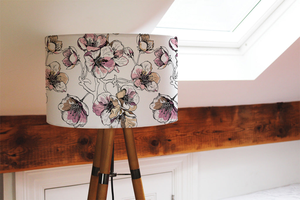 New Product Flower Illustration (Ceiling & Lamp Shade)  - Andrew Lee Home and Living