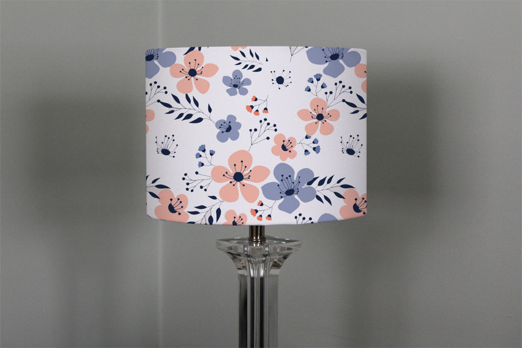 New Product Pink & Blue Flowers (Ceiling & Lamp Shade)  - Andrew Lee Home and Living