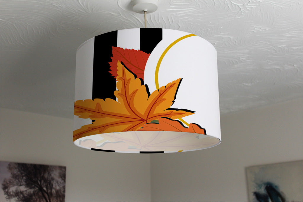 New Product Black Stripes, Autumn Leaves (Ceiling & Lamp Shade)  - Andrew Lee Home and Living