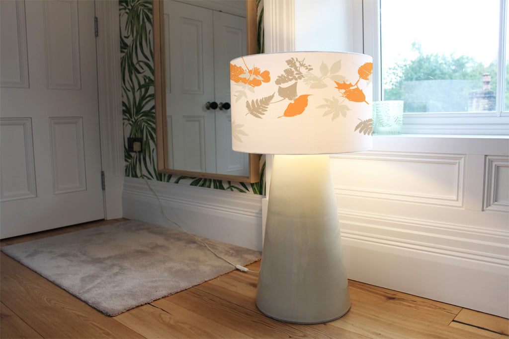 New Product Orange & Grey Autumn Leaves (Ceiling & Lamp Shade)  - Andrew Lee Home and Living
