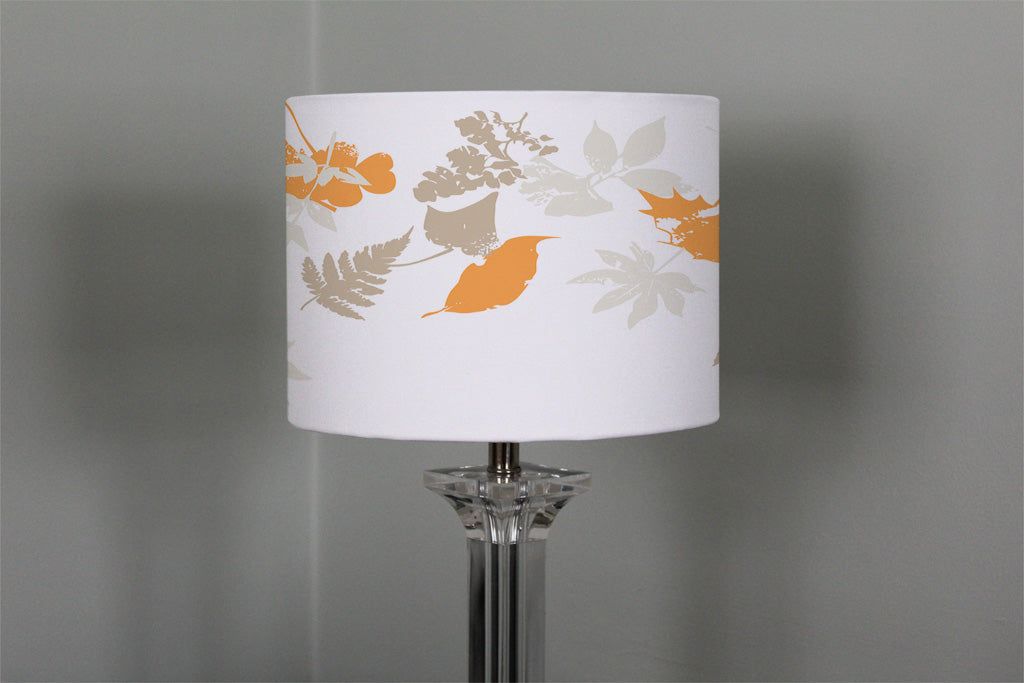 New Product Orange & Grey Autumn Leaves (Ceiling & Lamp Shade)  - Andrew Lee Home and Living