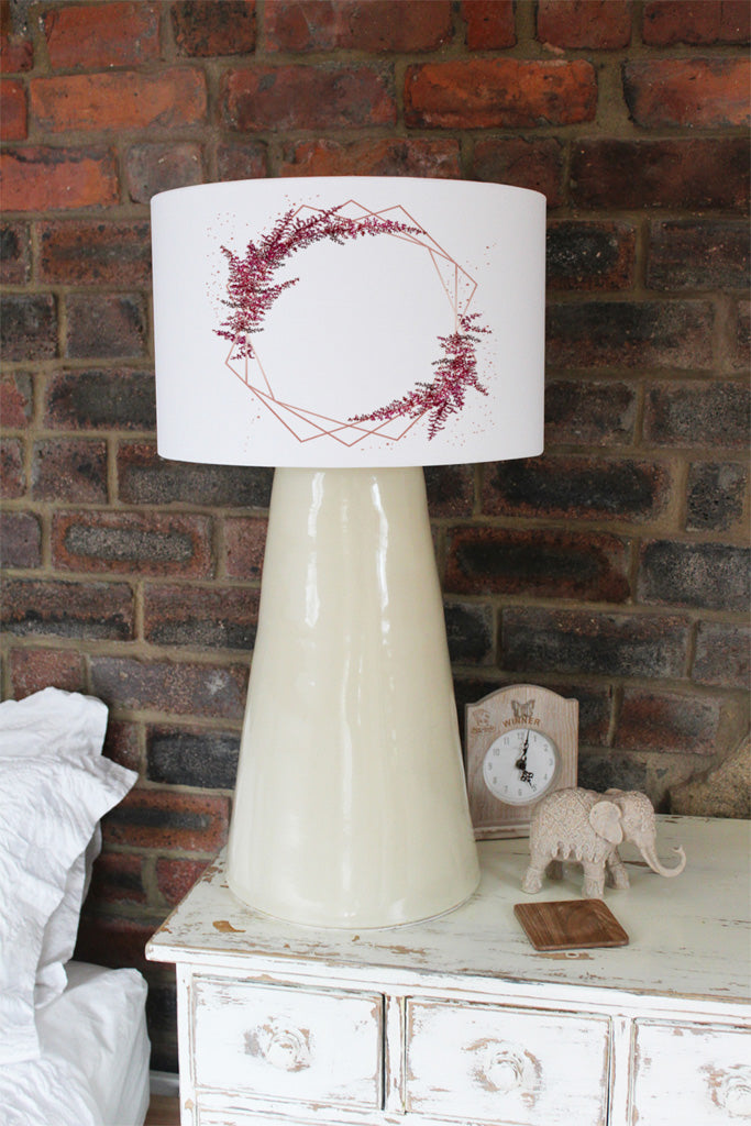 New Product Pink Flower And Geometric Shapes (Ceiling & Lamp Shade)  - Andrew Lee Home and Living