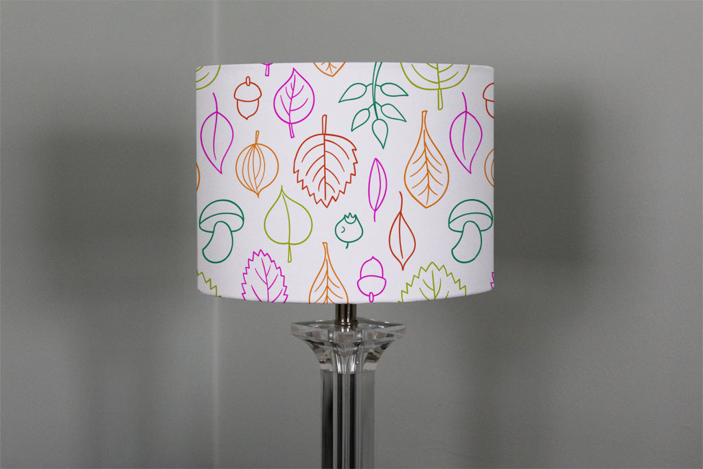 New Product Multi Colour Leaves Illustration (Ceiling & Lamp Shade)  - Andrew Lee Home and Living