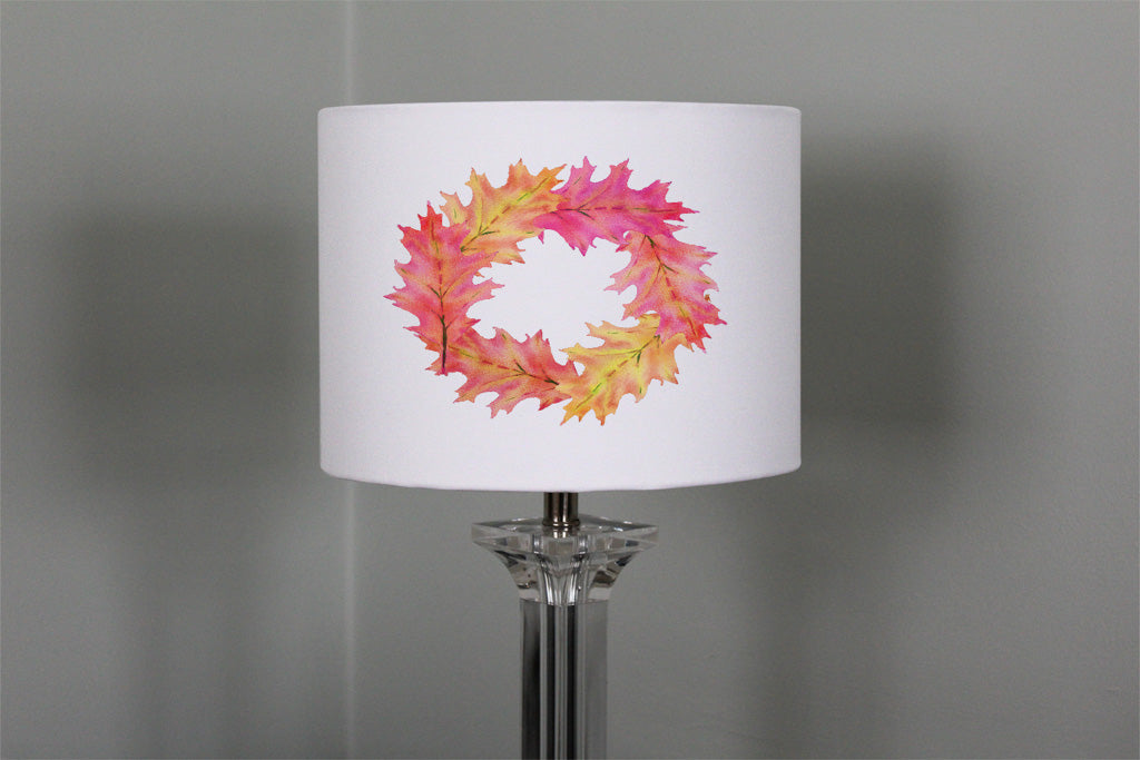 New Product Pink & Orange Autumn Reath (Ceiling & Lamp Shade)  - Andrew Lee Home and Living