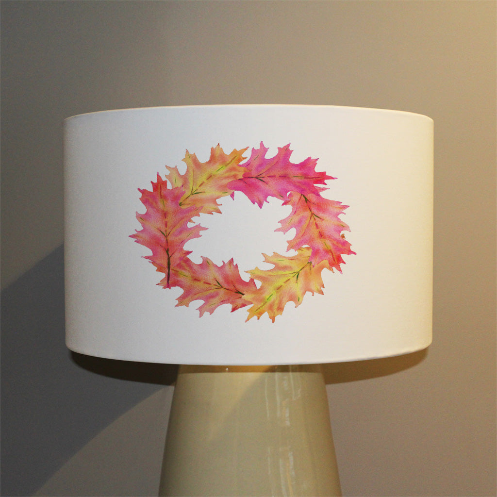 New Product Pink & Orange Autumn Reath (Ceiling & Lamp Shade)  - Andrew Lee Home and Living