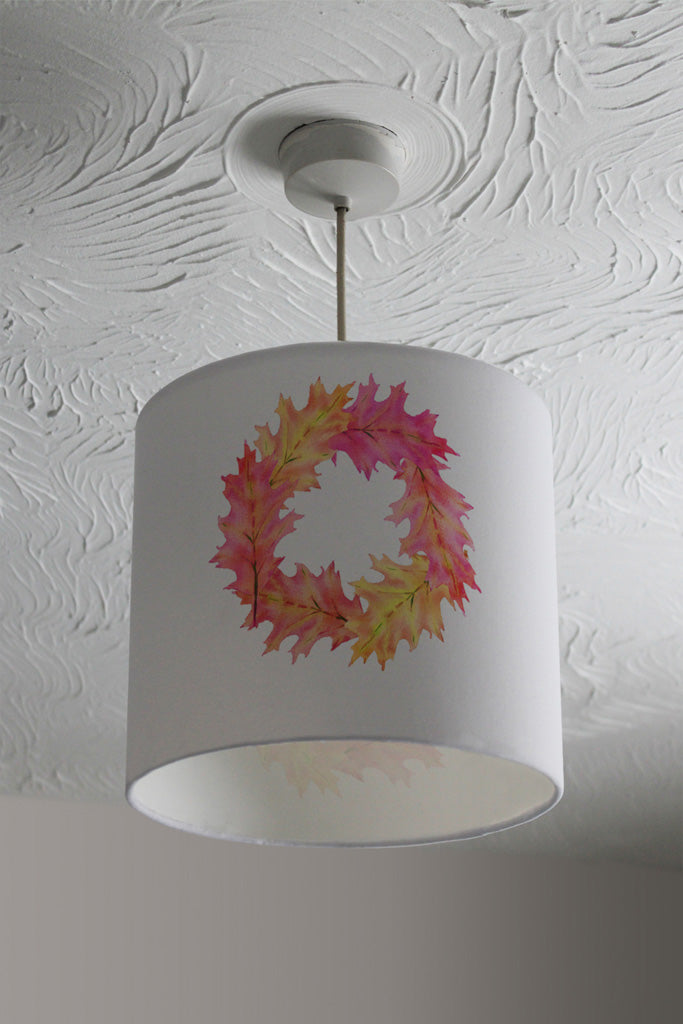 New Product Pink & Orange Autumn Reath (Ceiling & Lamp Shade)  - Andrew Lee Home and Living