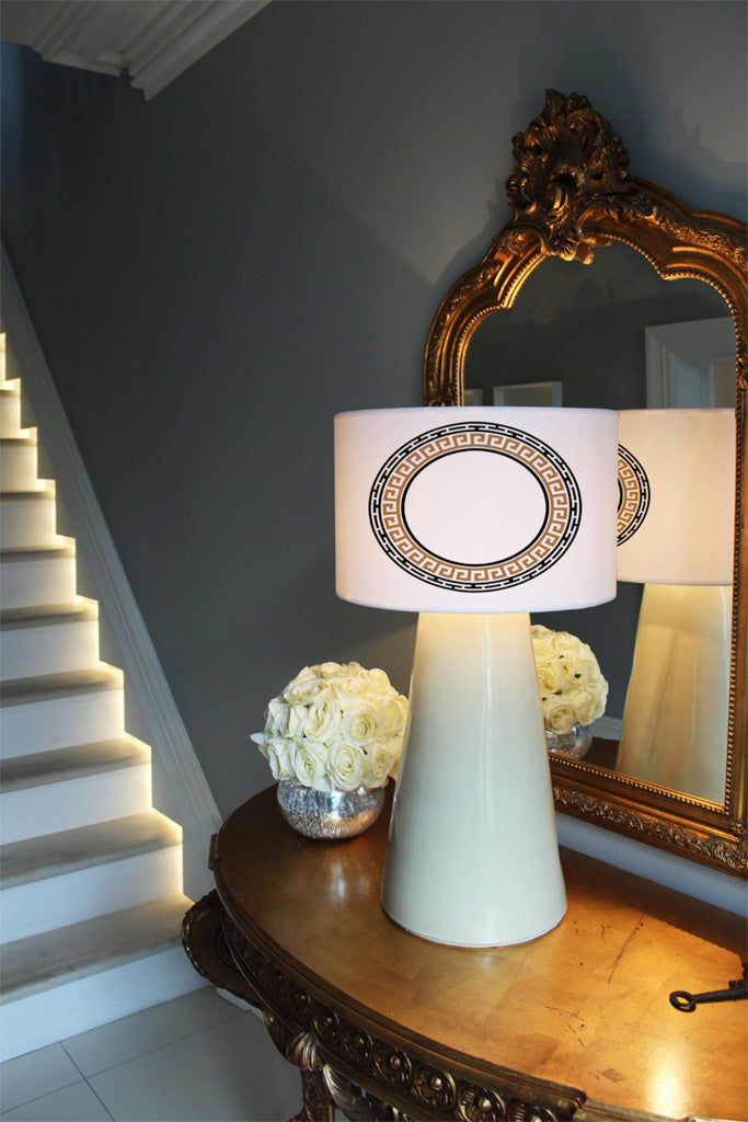 New Product Greek Key Frame (Ceiling & Lamp Shade)  - Andrew Lee Home and Living