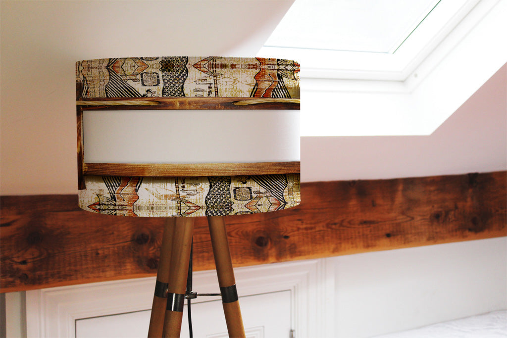 New Product Rustic Egyptian Wooden Frame (Ceiling & Lamp Shade)  - Andrew Lee Home and Living