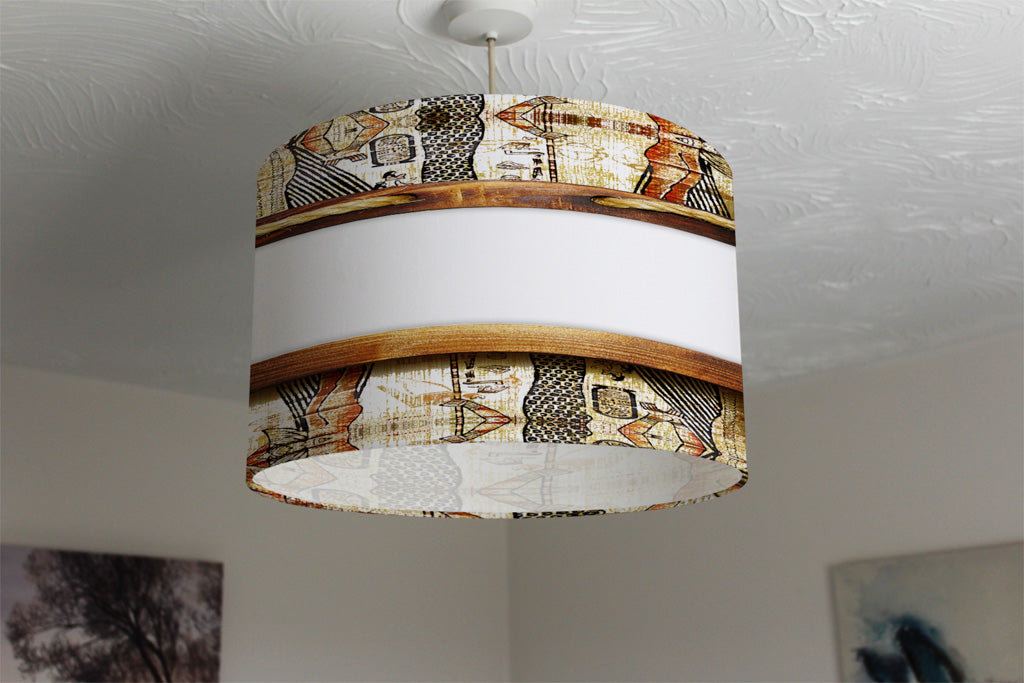 New Product Rustic Egyptian Wooden Frame (Ceiling & Lamp Shade)  - Andrew Lee Home and Living