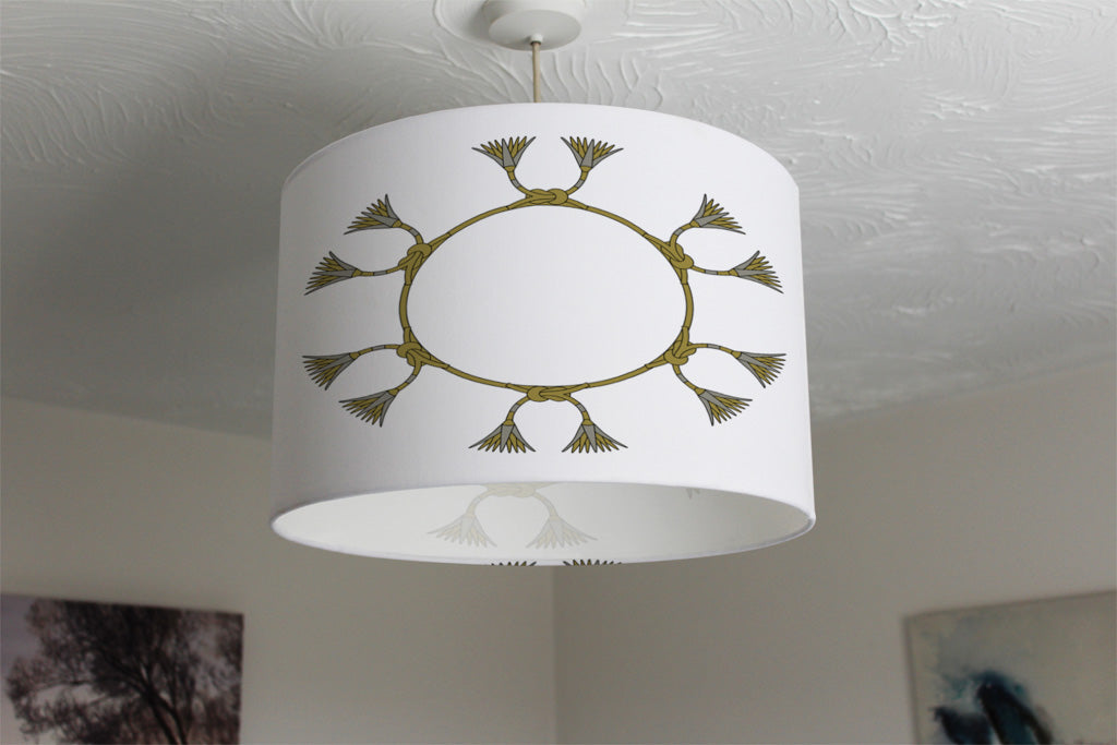 New Product Ancient Egyptian Lotus Motifs (Ceiling & Lamp Shade)  - Andrew Lee Home and Living