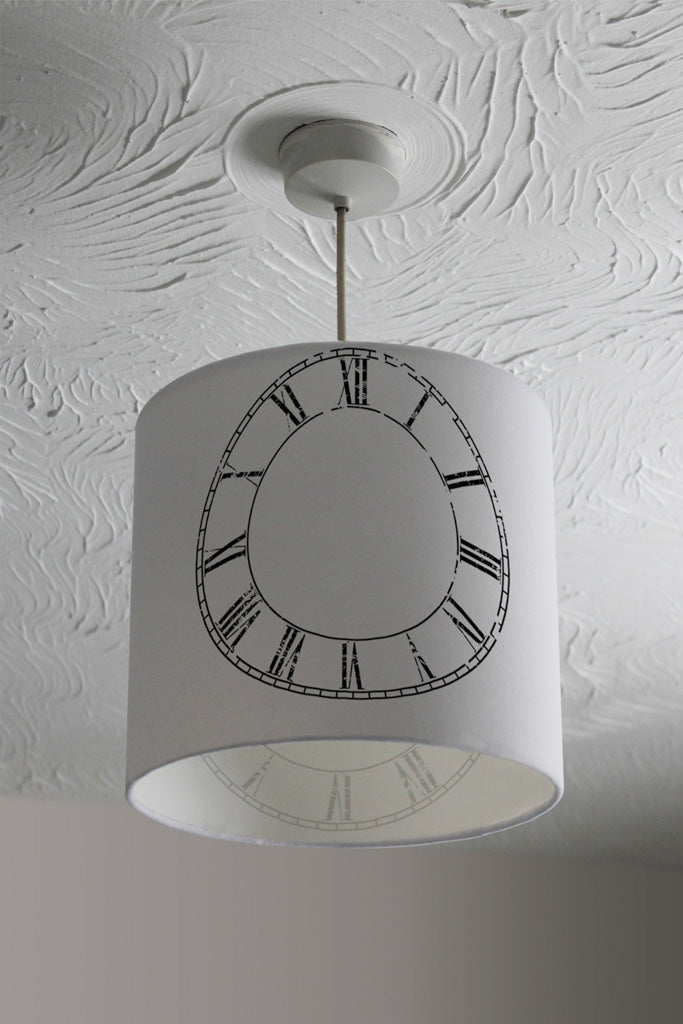 New Product Roman Numeral Clock (Ceiling & Lamp Shade)  - Andrew Lee Home and Living