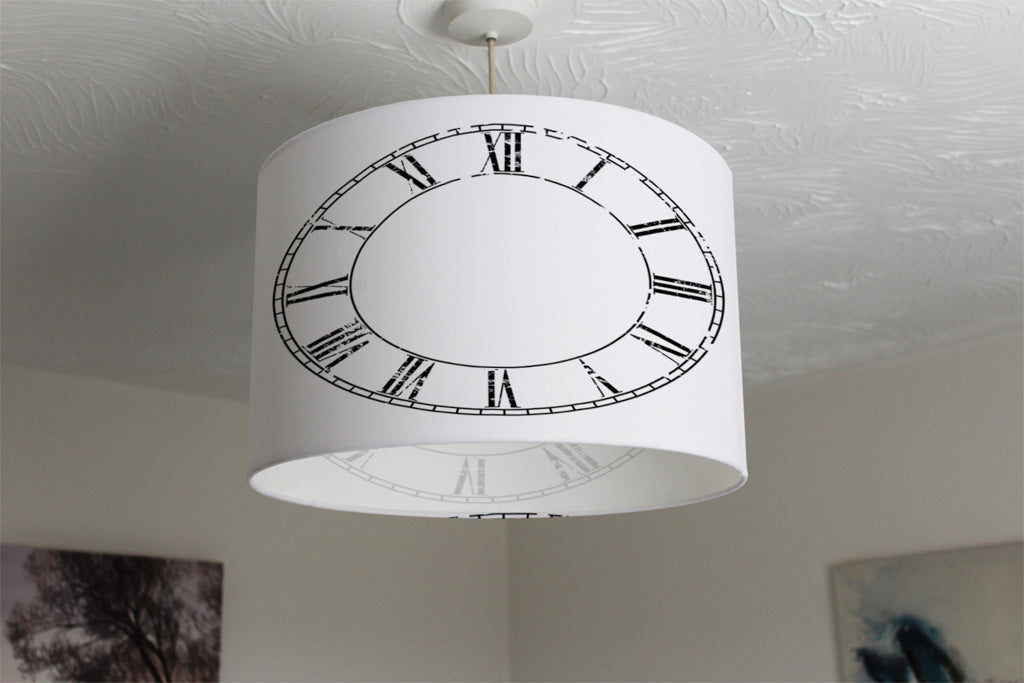 New Product Roman Numeral Clock (Ceiling & Lamp Shade)  - Andrew Lee Home and Living