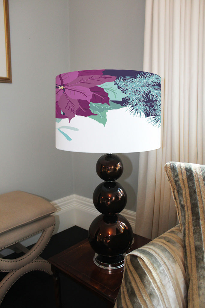 New Product Purple & Blue Flowers (Ceiling & Lamp Shade)  - Andrew Lee Home and Living