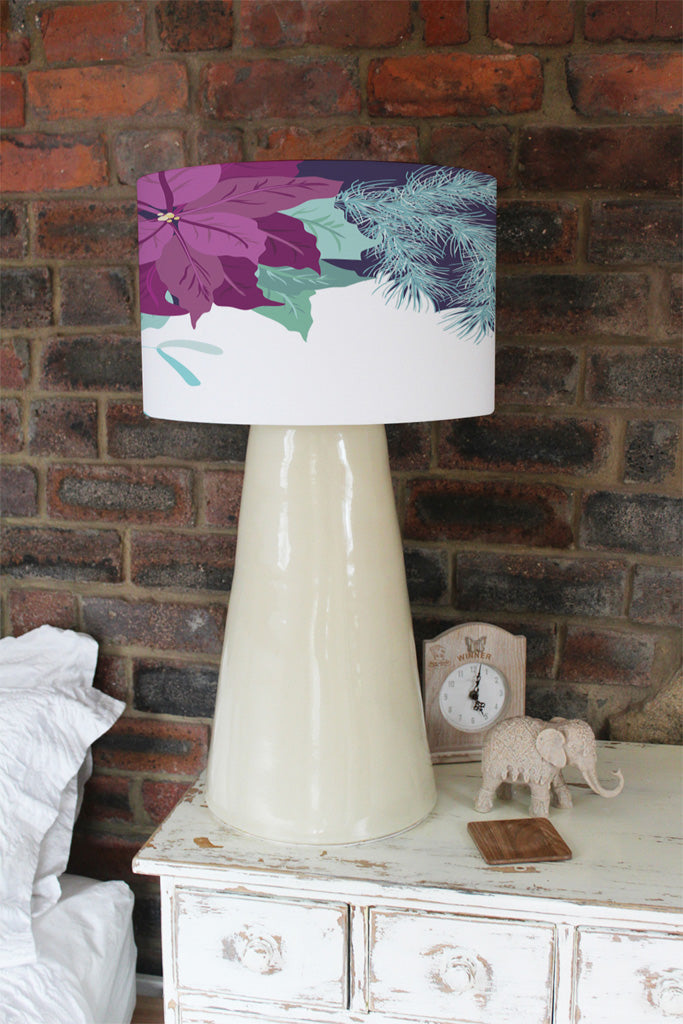 New Product Purple & Blue Flowers (Ceiling & Lamp Shade)  - Andrew Lee Home and Living