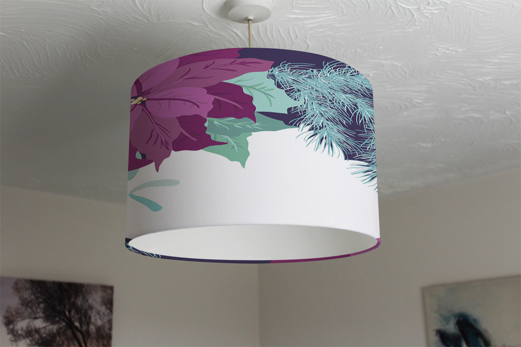 New Product Purple & Blue Flowers (Ceiling & Lamp Shade)  - Andrew Lee Home and Living
