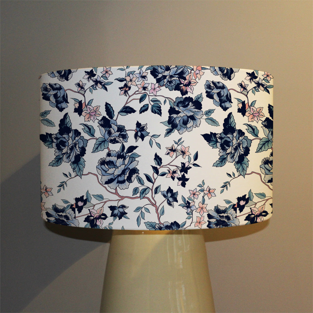 New Product Blue Flower Illustrations (Ceiling & Lamp Shade)  - Andrew Lee Home and Living