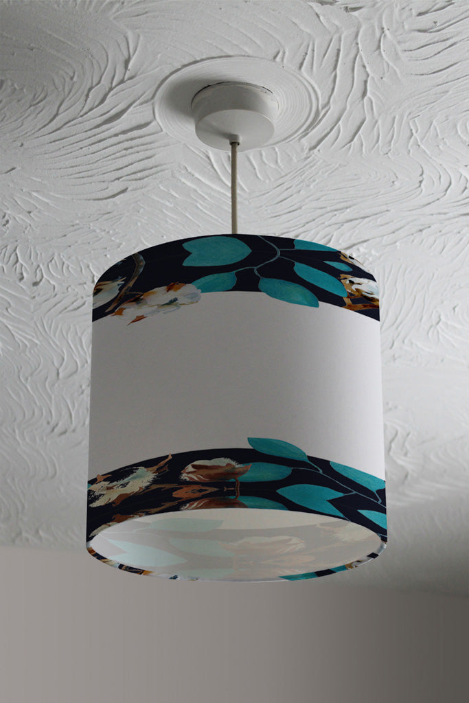 New Product Watercolour Blue Leaf Frame (Ceiling & Lamp Shade)  - Andrew Lee Home and Living