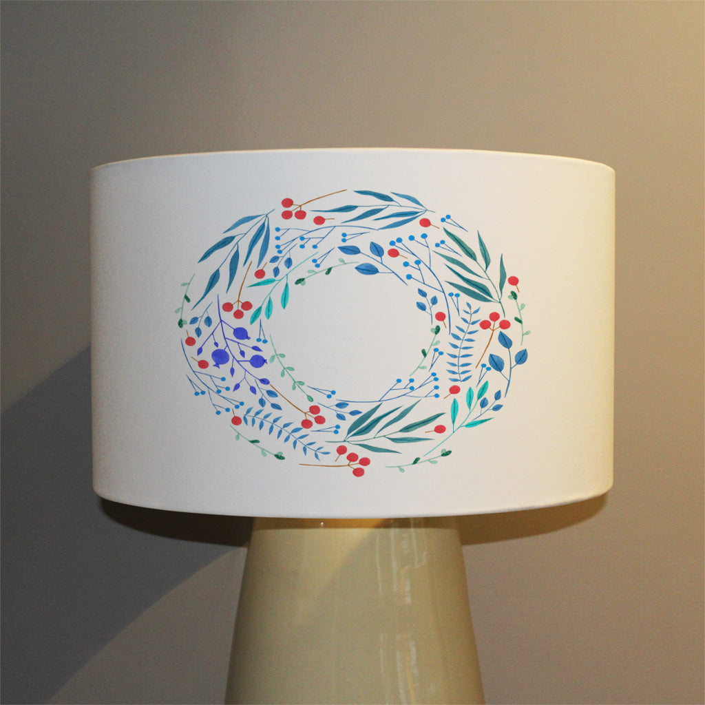New Product Blue Decorative Reath (Ceiling & Lamp Shade)  - Andrew Lee Home and Living