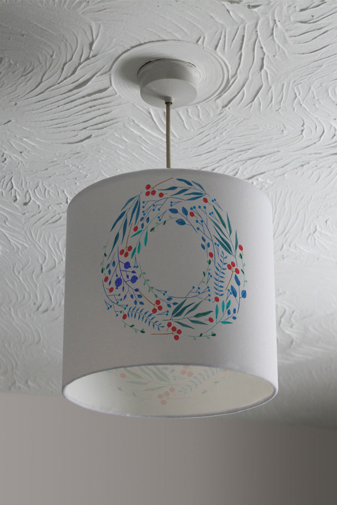 New Product Blue Decorative Reath (Ceiling & Lamp Shade)  - Andrew Lee Home and Living