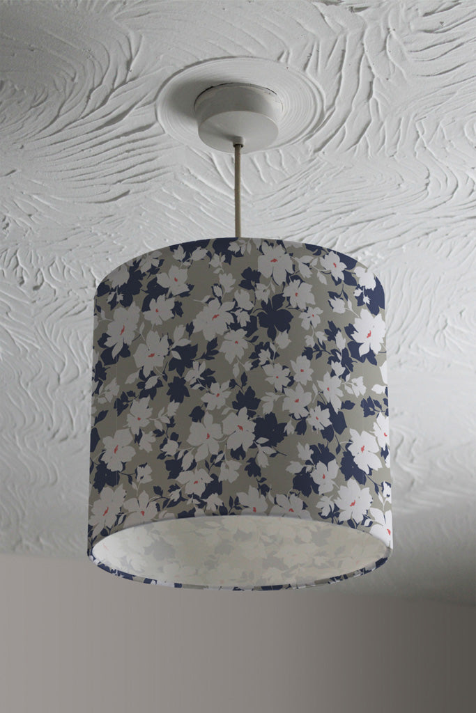 New Product Grey, Purple & White Flowers (Ceiling & Lamp Shade)  - Andrew Lee Home and Living