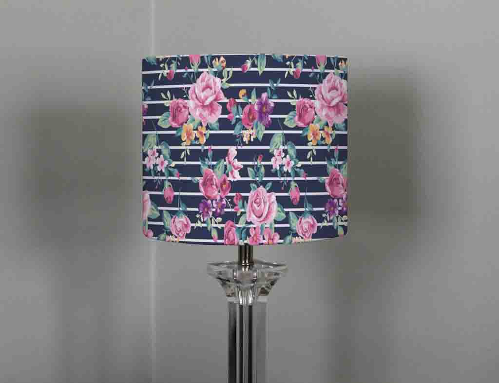 New Product Vintage Tropical Flower pattern with stripe (Ceiling & Lamp Shade)  - Andrew Lee Home and Living