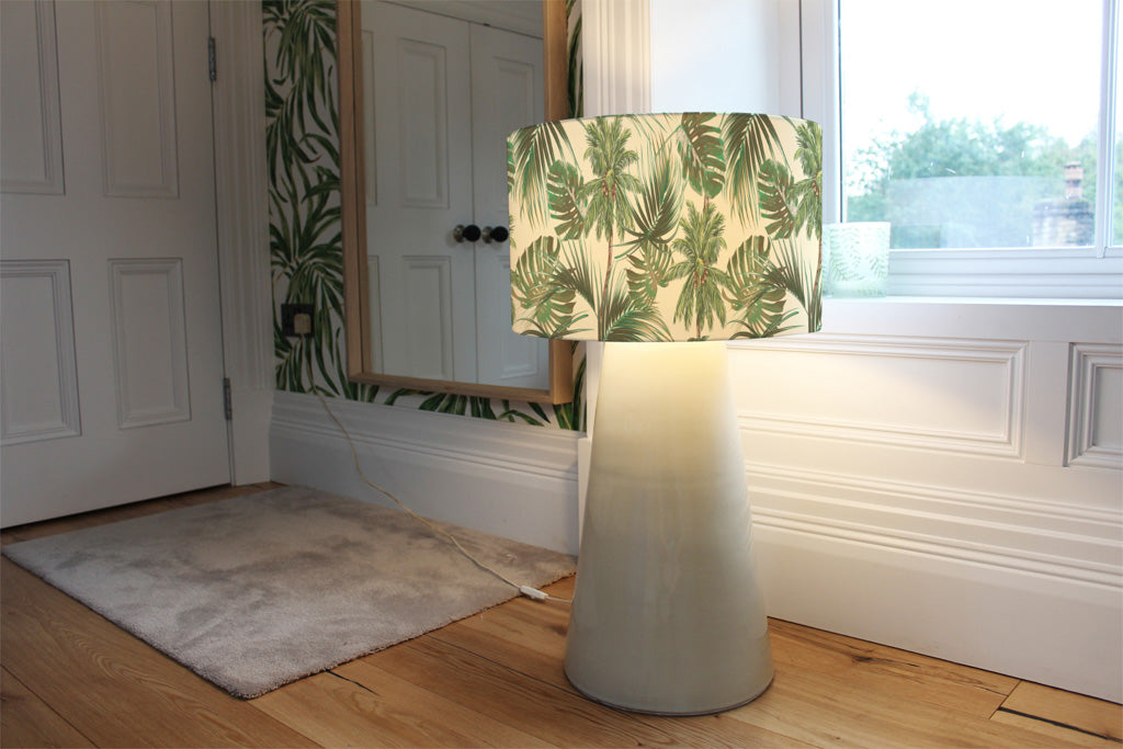 New Product Tropical Leaves on Yellow (Ceiling & Lamp Shade)  - Andrew Lee Home and Living