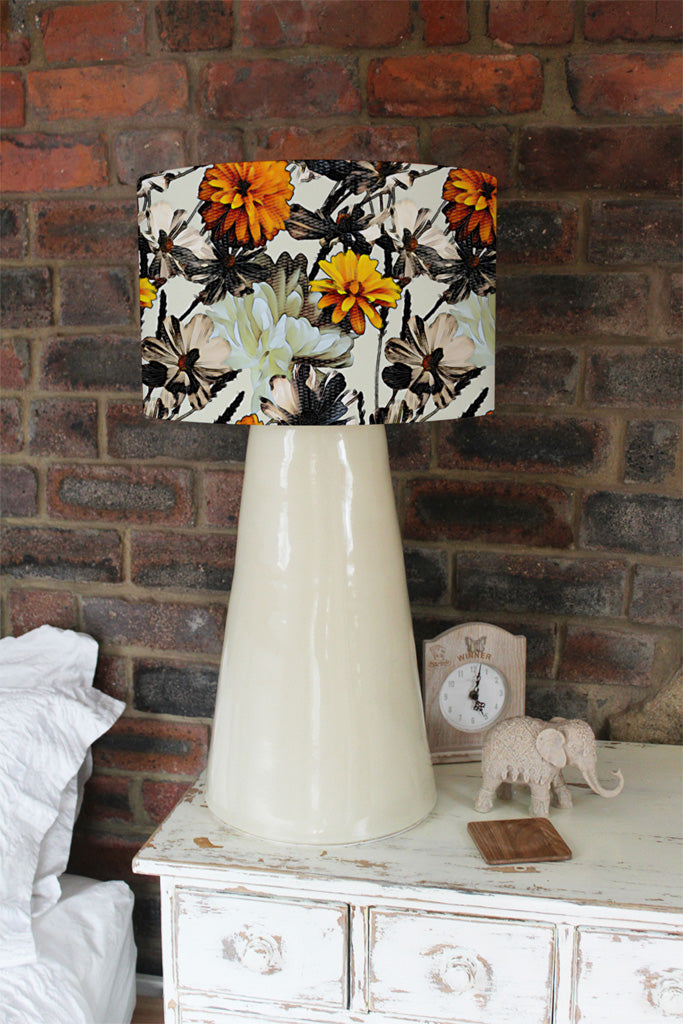 New Product Orange Flower Print (Ceiling & Lamp Shade)  - Andrew Lee Home and Living