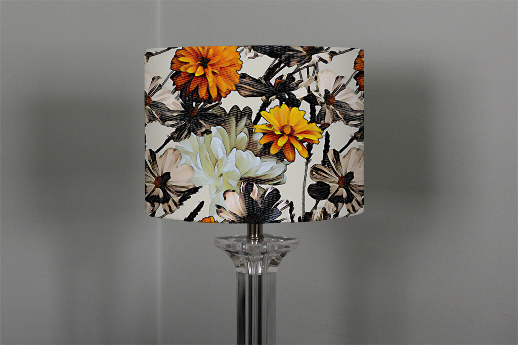 New Product Orange Flower Print (Ceiling & Lamp Shade)  - Andrew Lee Home and Living