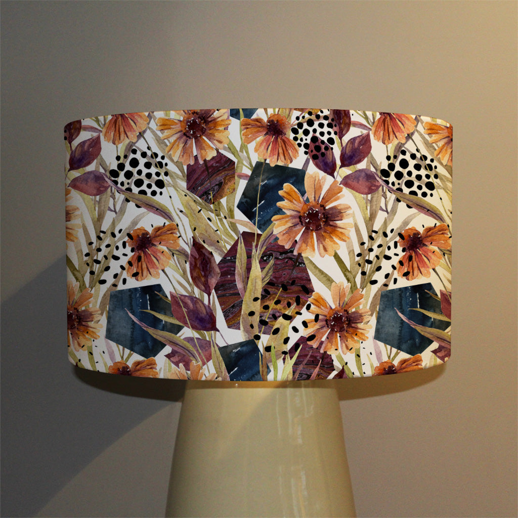 New Product Autumn Geometric Flowers (Ceiling & Lamp Shade)  - Andrew Lee Home and Living