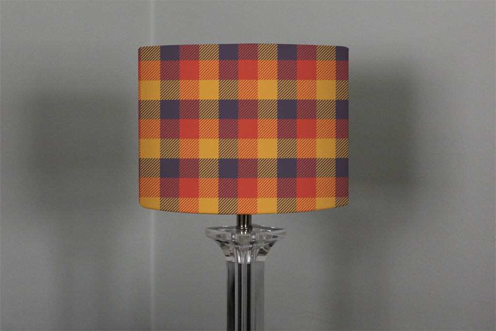 New Product Orange Check Pattern (Ceiling & Lamp Shade)  - Andrew Lee Home and Living