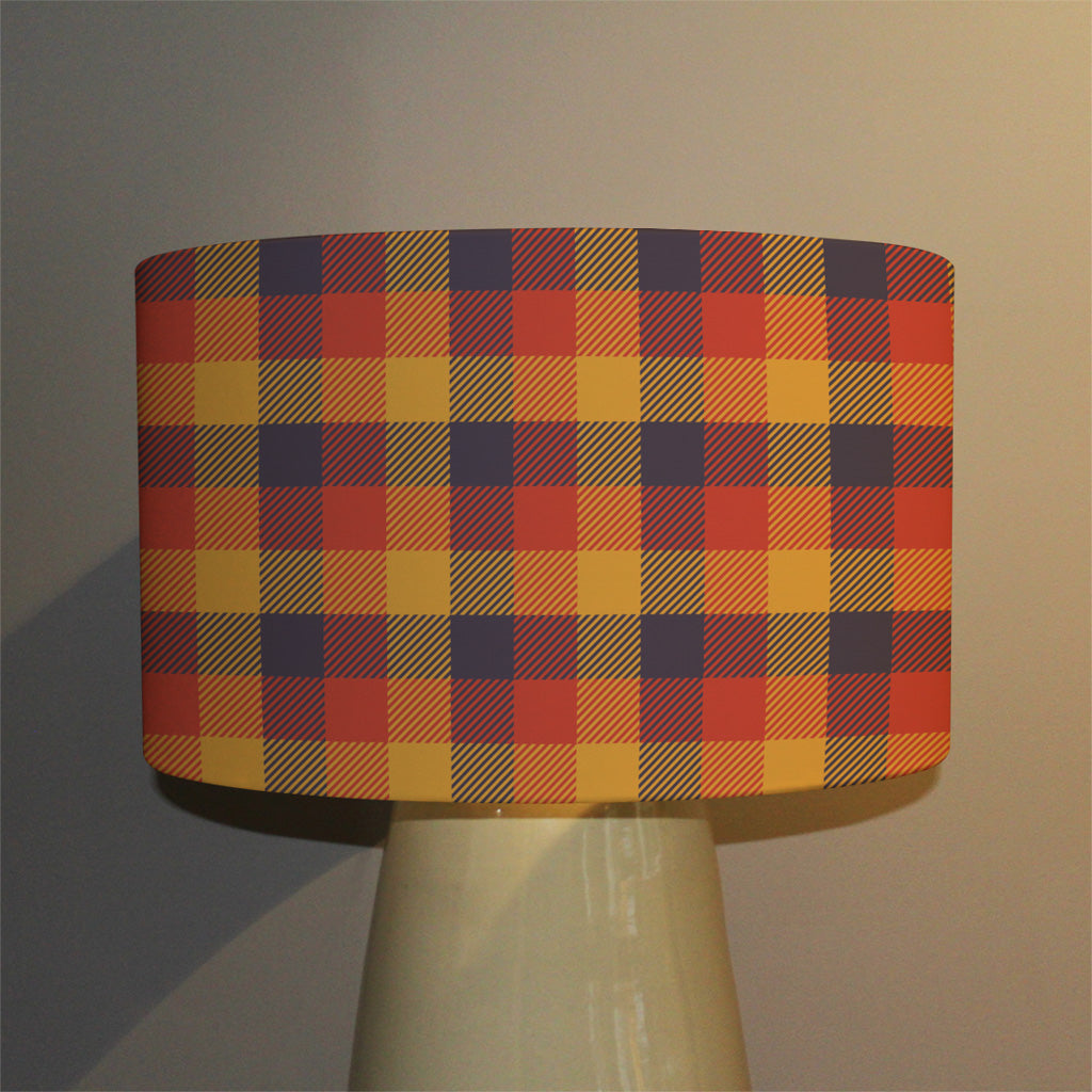 New Product Orange Check Pattern (Ceiling & Lamp Shade)  - Andrew Lee Home and Living