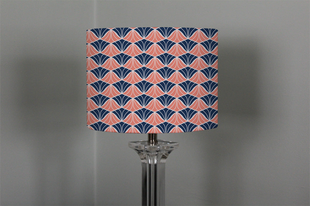 New Product Navy & Pink Geometric Shells (Ceiling & Lamp Shade)  - Andrew Lee Home and Living