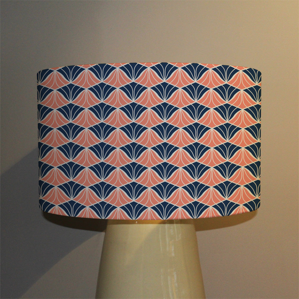 New Product Navy & Pink Geometric Shells (Ceiling & Lamp Shade)  - Andrew Lee Home and Living