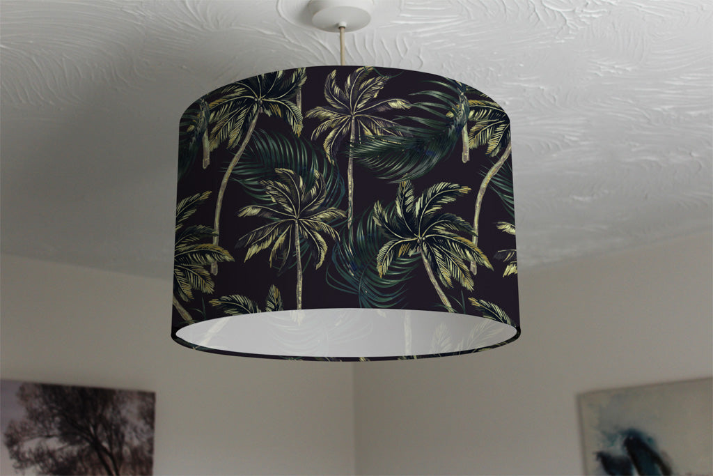 New Product Green Palm on Black (Ceiling & Lamp Shade)  - Andrew Lee Home and Living