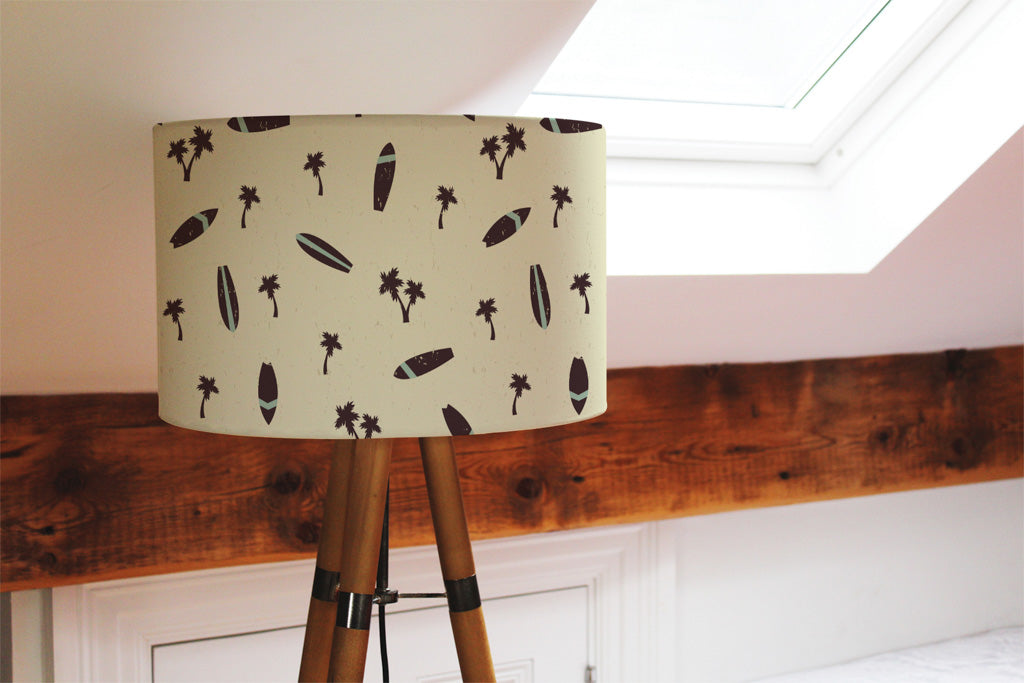 New Product Surf Board & Palm Silhouettes (Ceiling & Lamp Shade)  - Andrew Lee Home and Living