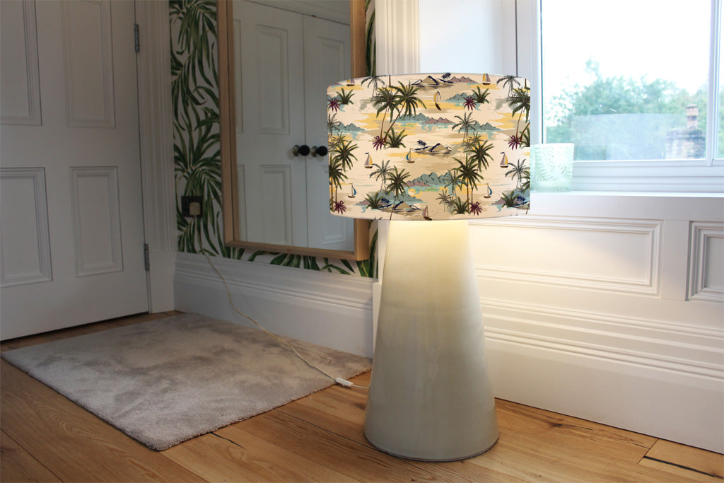 New Product Palm & Sailboats (Ceiling & Lamp Shade)  - Andrew Lee Home and Living